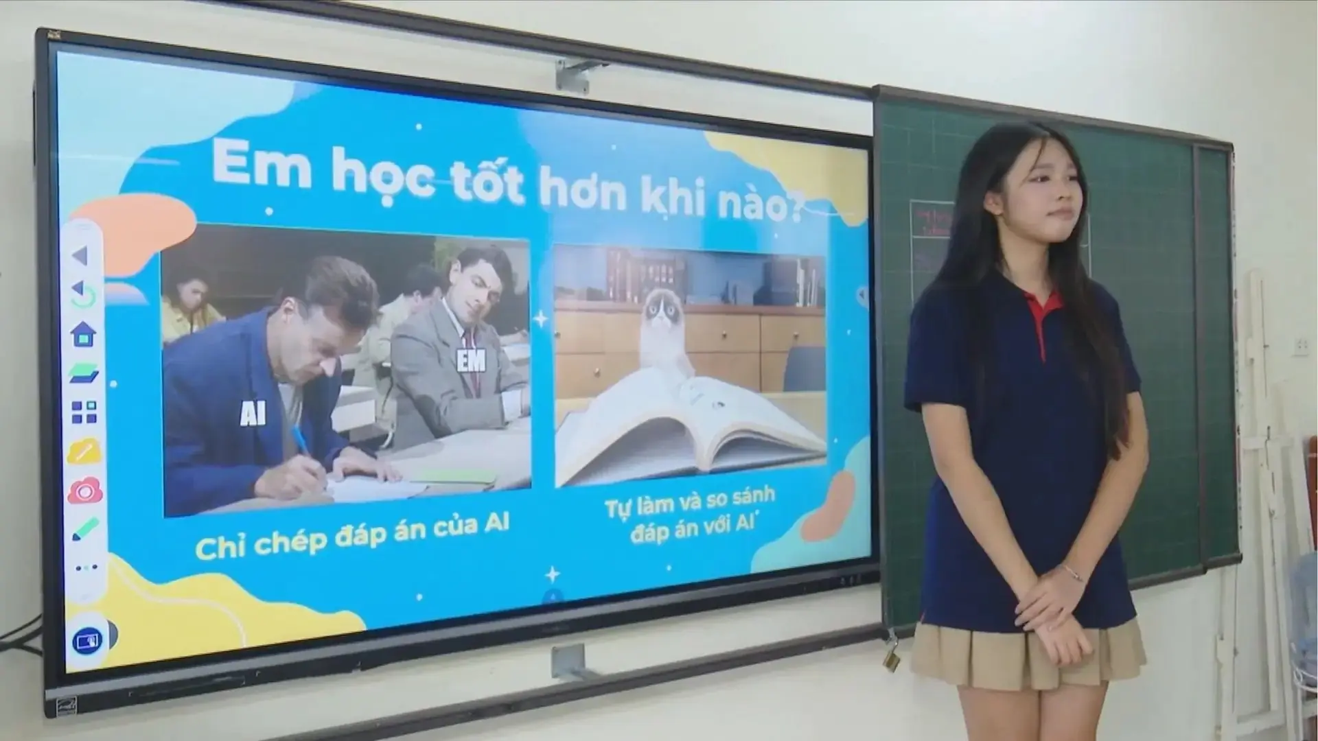 Khi học sinh THPT Chuyên dạy học sinh tiểu học về AI